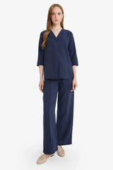 Aerobin straight-leg trousers with a regular fit