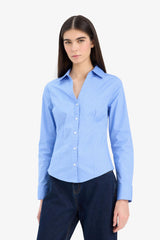 Bengaline long sleeve fitted shirt