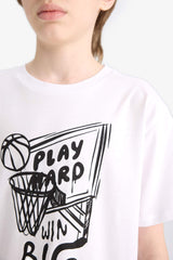 Boy Crew Neck Printed Short Sleeve T-Shirt