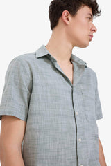 Regular Fit Polo Collar Cotton Shirt