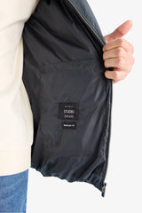 Water Repellent Windproof Stand Collar Lined Zippered Pocket Winter Coat