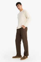 Regular Fit Sweatpants with Drawstring Waist