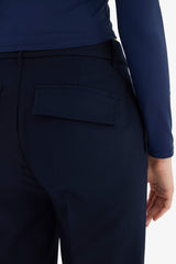 Straight Fit trousers with three pockets, regular waist and regular length