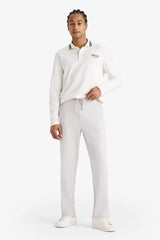 DeFactoFit Standard Fit Polo Neck Printed Sports T-Shirt