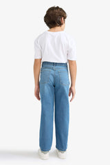Boys Straight Fit Straight Leg Jeans