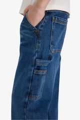 Boys Wide Leg Straight Leg Jeans