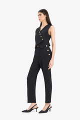 Carrot Fit Regular Hem With Pockets Trousers