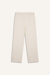 Loose Comfortable Fit Wide Leg Cotton Trousers
