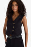 Asymmetric V-Neck Vest