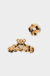 women 2-Pack Leopard Patterned Latch Buckle
