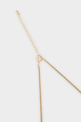 Women Moon Themed Gold Necklace