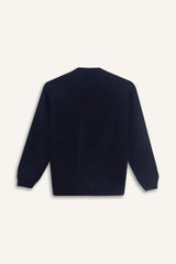 Boys Half Zippered Cardigan