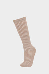 Woman 2 Ptotch Cotton Kneehot