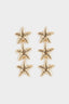 Women Star Gold Earrings
