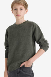 Boys Crew Neck Knitwear Sweater