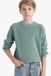 Boys Crew Neck Knitwear Sweater