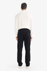 Regular Fit Sweatpants with Drawstring Waist and Straight Leg