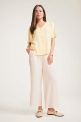 Regular Fit Wide Leg Trousers