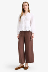 Regular Fit Wide Leg Trousers