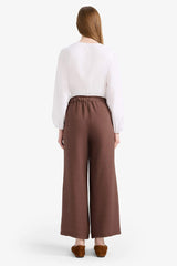 Regular Fit Wide Leg Trousers