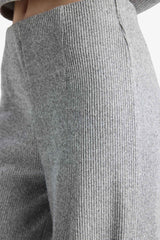 Elastic Waist Flare Fit Wide Leg Sweatpants