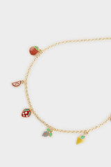 women Fruit Gold Necklace