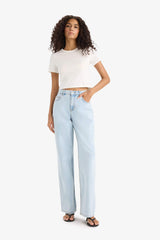 Slim Fit Slim Cut Crew Neck Combed Cotton Short Sleeve T-Shirt