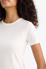 Slim Fit Slim Cut Crew Neck Combed Cotton Short Sleeve T-Shirt