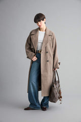 Regular Fit Buttoned Cashmere Long Coat