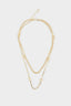 Women's 2-Piece Gold Necklace