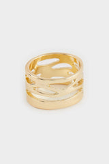 Women 3-Piece Gold Ring