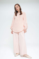 Wide Leg Linen Blend Wide Leg Trousers