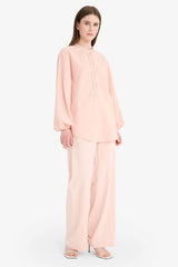 Wide Leg Linen Blend Wide Leg Trousers