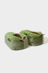 Women's Avocado Themed Flat Slippers