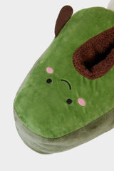 Women's Avocado Themed Flat Slippers
