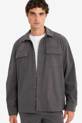 Regular Fit Corduroy Long-Sleeve Shirt