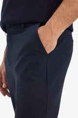 Taylored regular fit trousers with short legs.