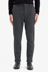 Tailored Regular Fit Straight Leg Cotton Trousers
