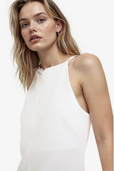 Square Neck Sleeveless Mini Dress