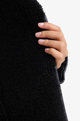 Standard fit faux fur jacket