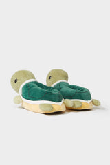 Boys Turtle Themed Flat Sole Slippers