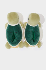 Boys Turtle Themed Flat Sole Slippers
