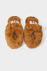 Boys Dog Themed Flat Sole Slippers