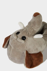 Boys Elephant Themed Flat Sole Slippers