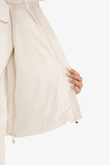 Regular Fit Hooded Zippered Puffer Jacket