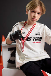 Boys Crew Neck Printed Sweatshirt