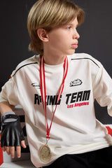 Boys Crew Neck Printed Sweatshirt