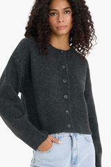 Regular Fit Crew Neck Knitwear Cardigan