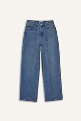 90's Wide Leg High Waist Straight Leg Jeans