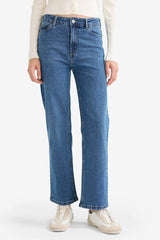Comfort Straight High Waist Straight Leg Jeans